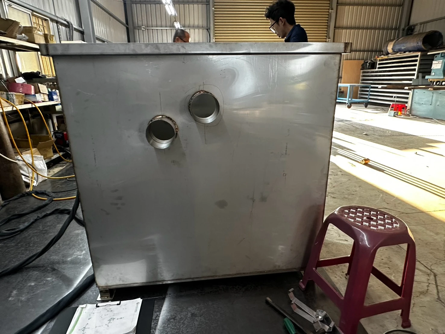 飯店專用｜SUS 304不鏽鋼大型截油槽 客製製作