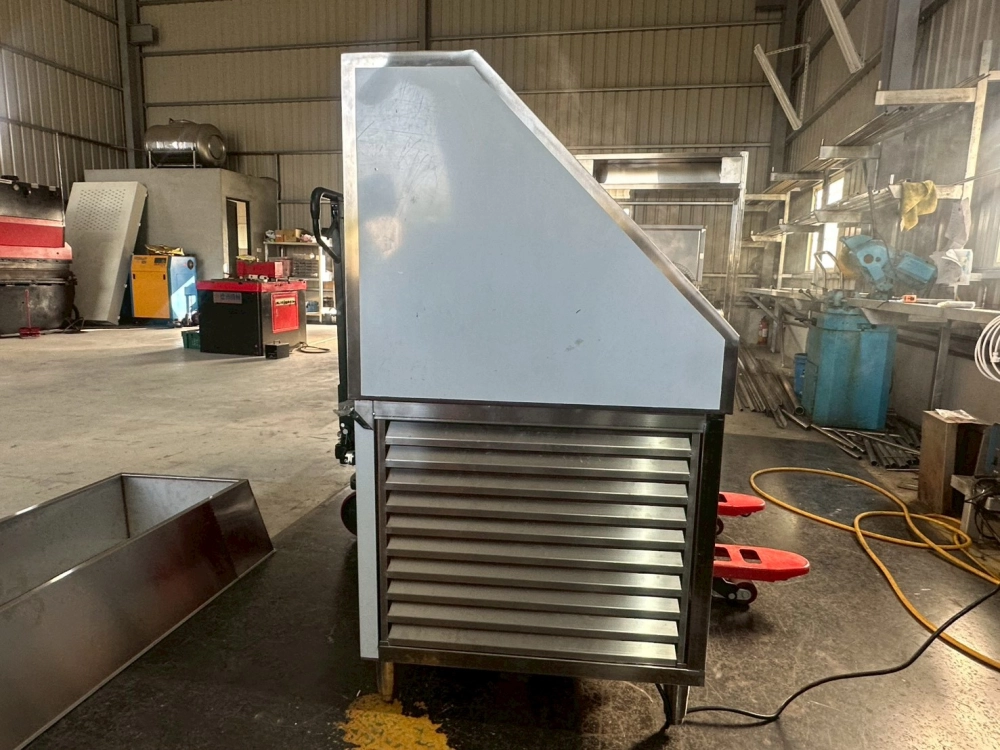 304不銹鋼水霧式冷藏開放展示櫃，工廠直營｜全台服務? 尺寸可客製