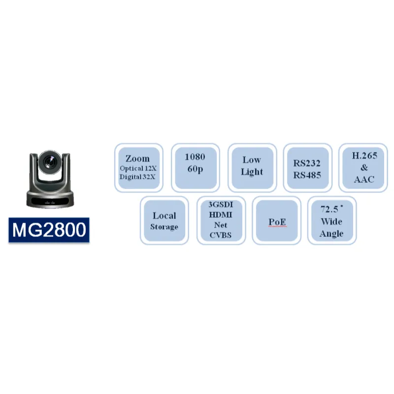 MG2800直播錄影攝影機
