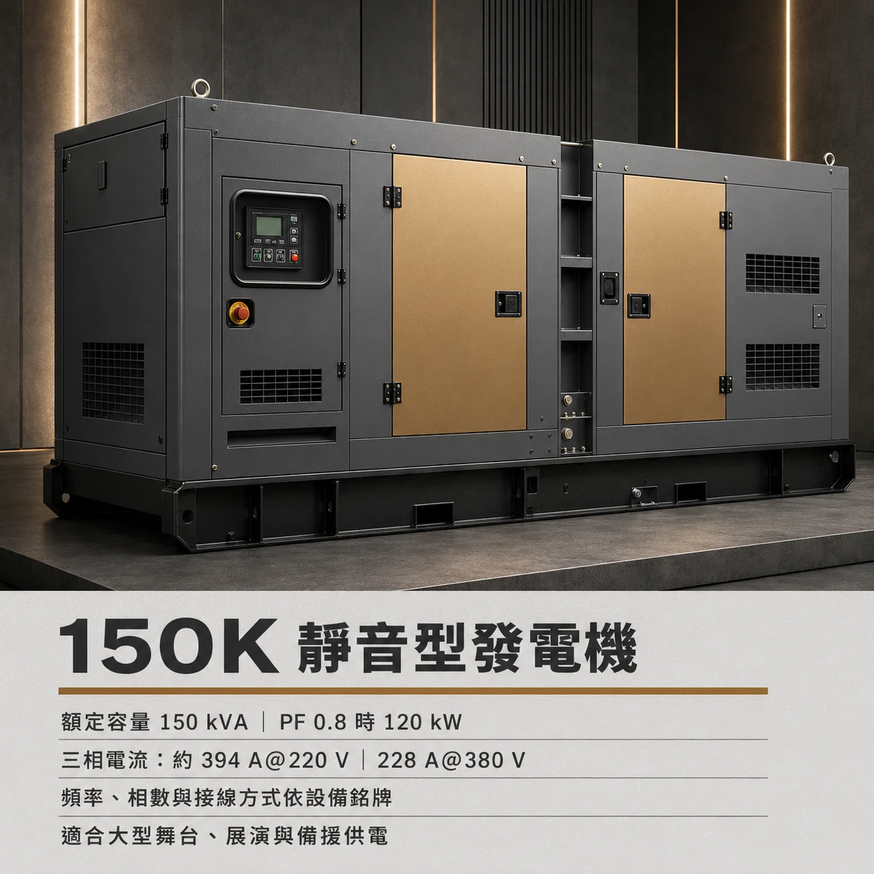 發電機150Kw