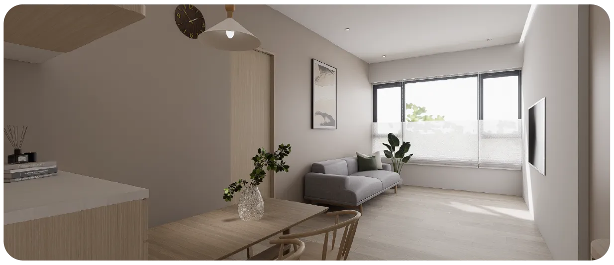 小坪數裝潢全攻略： 新成屋、預售屋空間放大術，掌握4大關鍵把家變大！｜高雄室內設計｜新興區室內設計