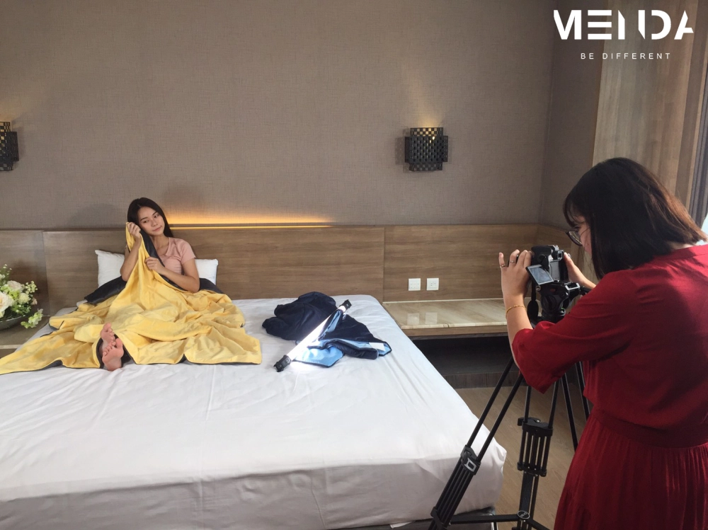 大豆纖維毛毯拍攝