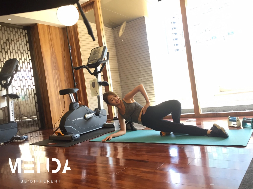 運動器材平面拍攝