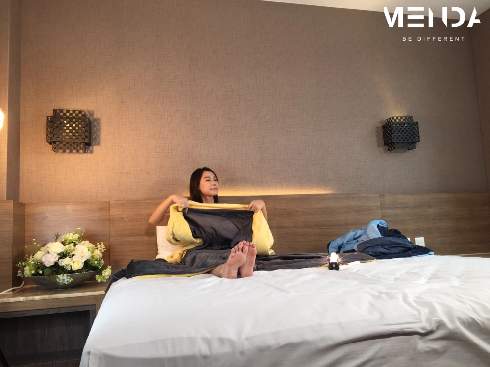 大豆纖維毛毯拍攝