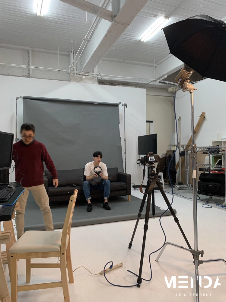 電競耳機平面拍攝