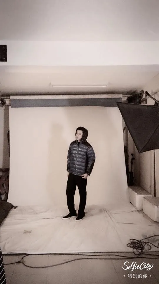 羽絨衣型錄拍攝