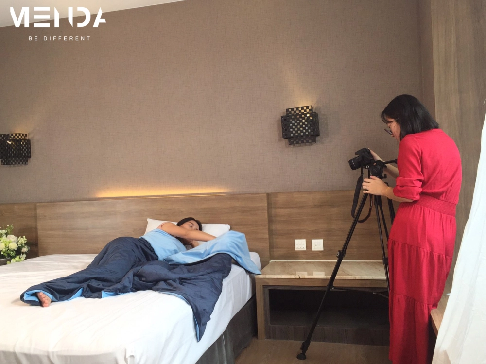 大豆纖維毛毯拍攝