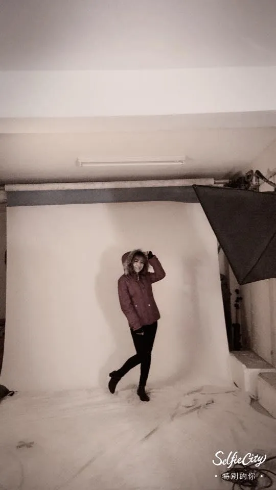 羽絨衣型錄拍攝