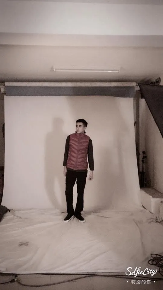 羽絨衣型錄拍攝