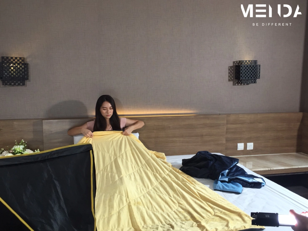 大豆纖維毛毯拍攝