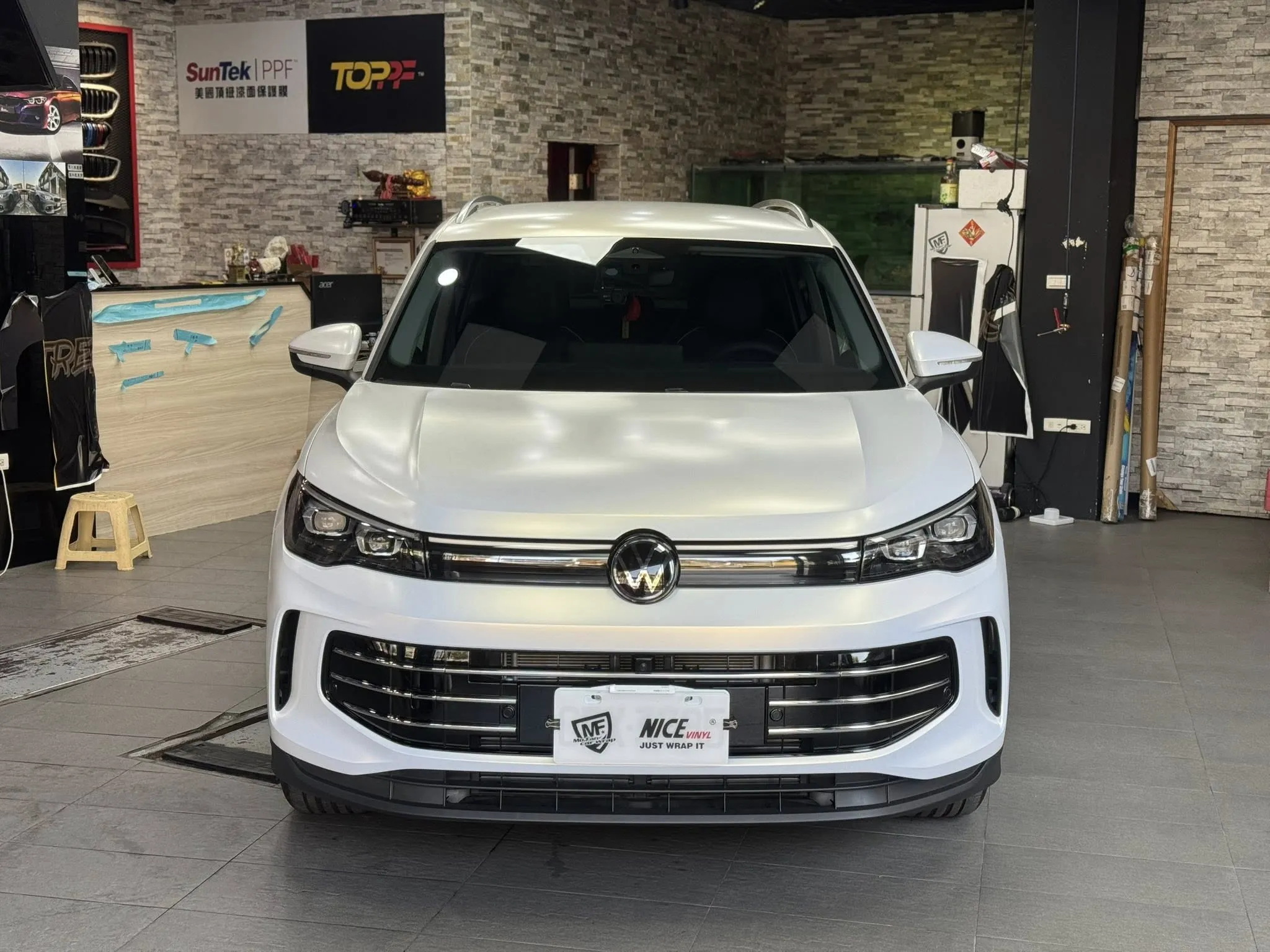 Volkswagen Tiguan 陶瓷白變金