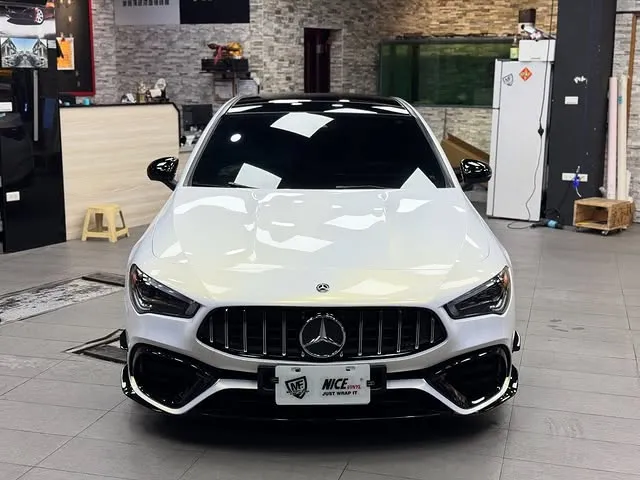 Mercedes-Benz CLA 250  全車珍珠白變金改色｜質感玩家專屬配色