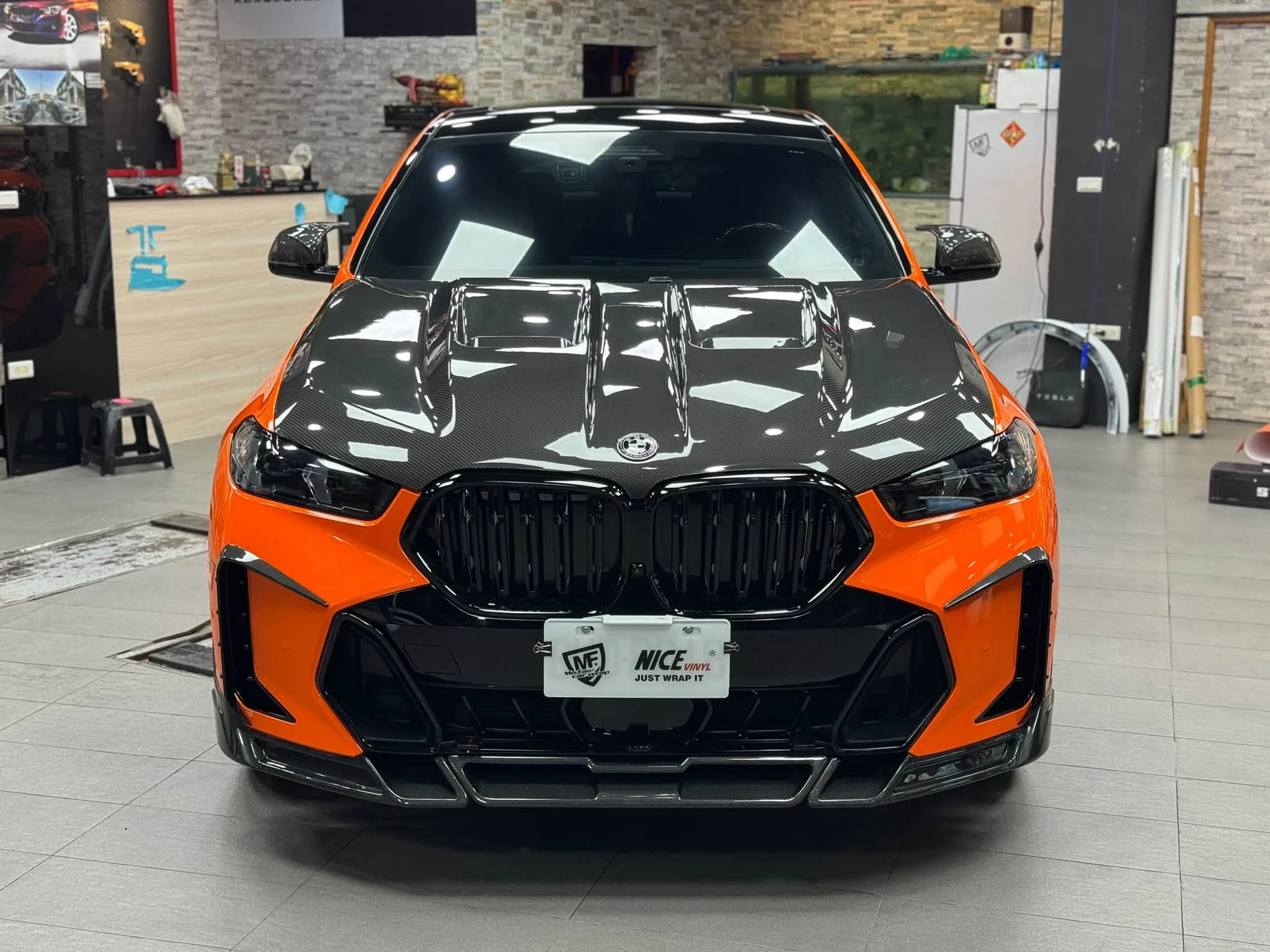 BMW X6｜溶岩橙全車改色