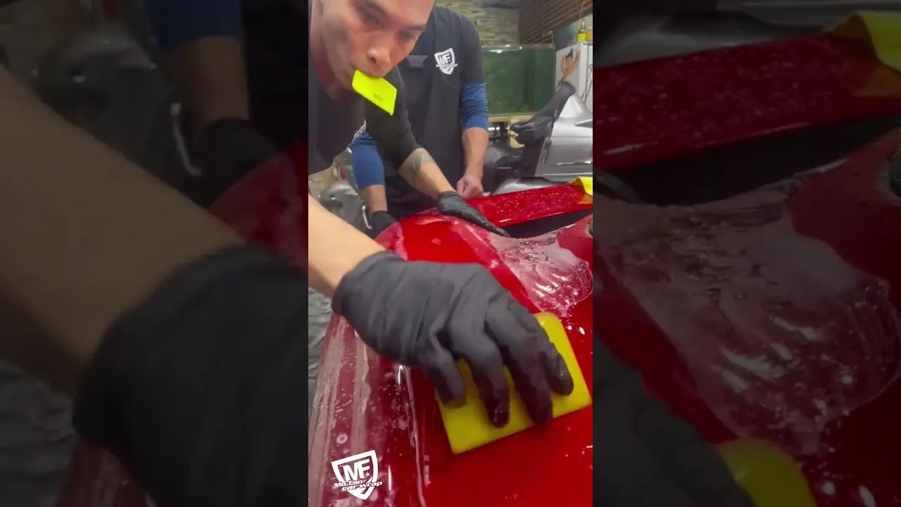 Ferrari 296 全車犀牛皮、拋光 施作