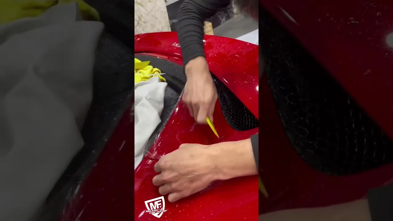 法拉利296GTB 貼膜不僅僅是對車的保護 也是我們對每一台車的用心