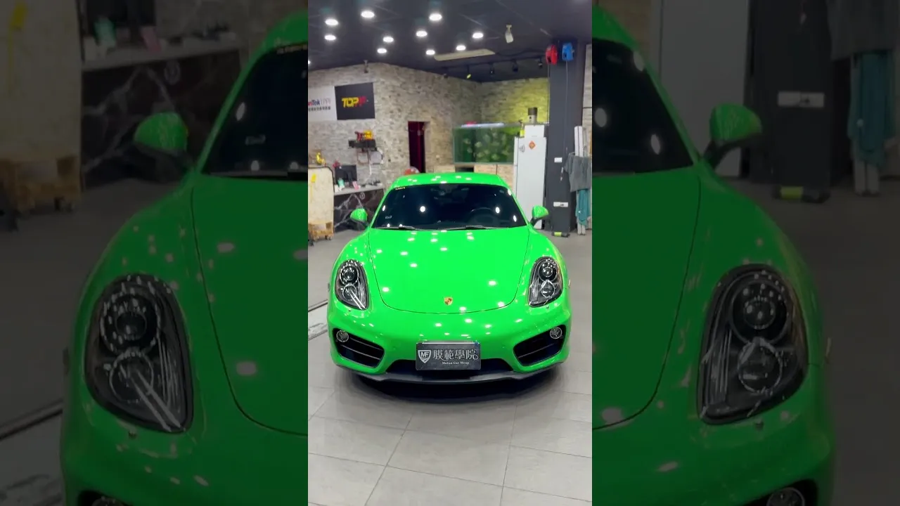 內外大改色 Porsche cayman