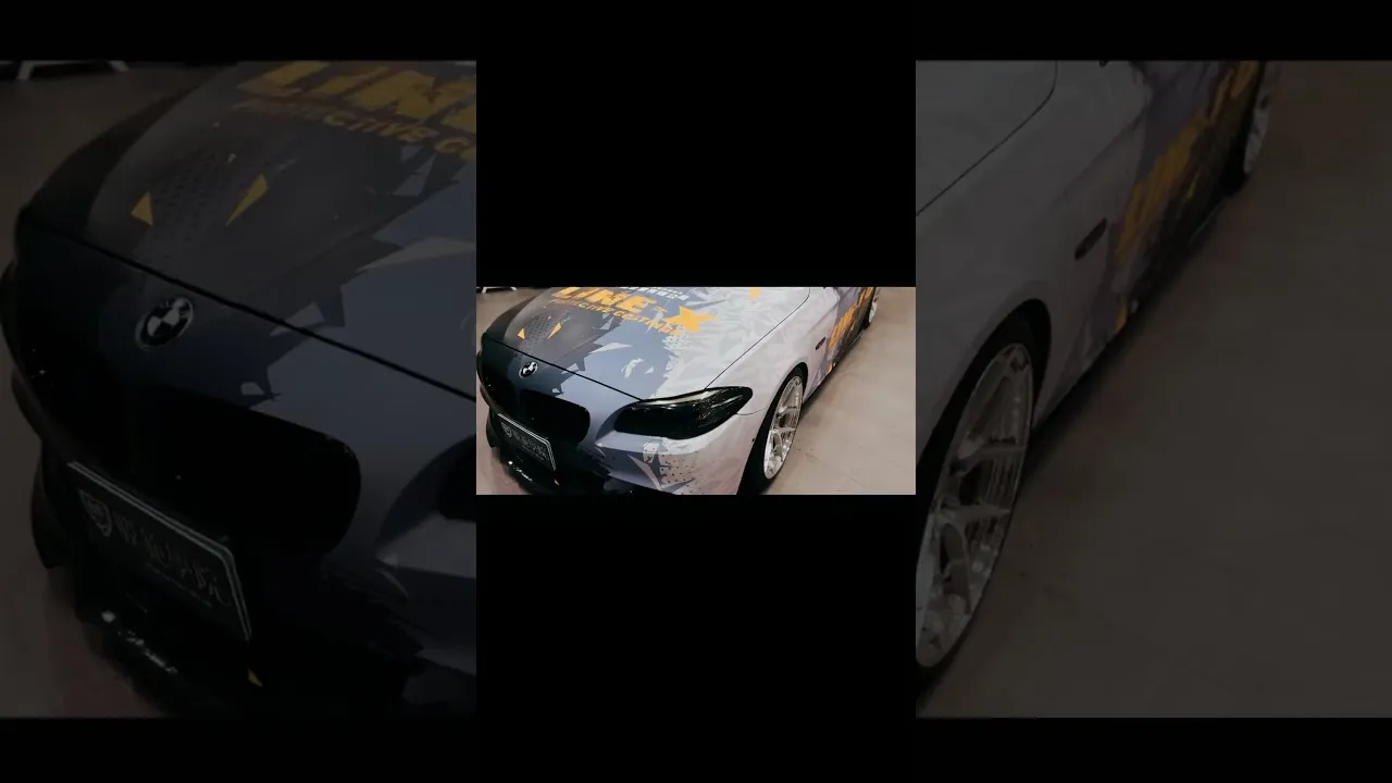 BMW 535 全車 客製化彩貼 輸出膜 選用膜料：美國 Avery #台南貼膜 #膜範學院車體包膜