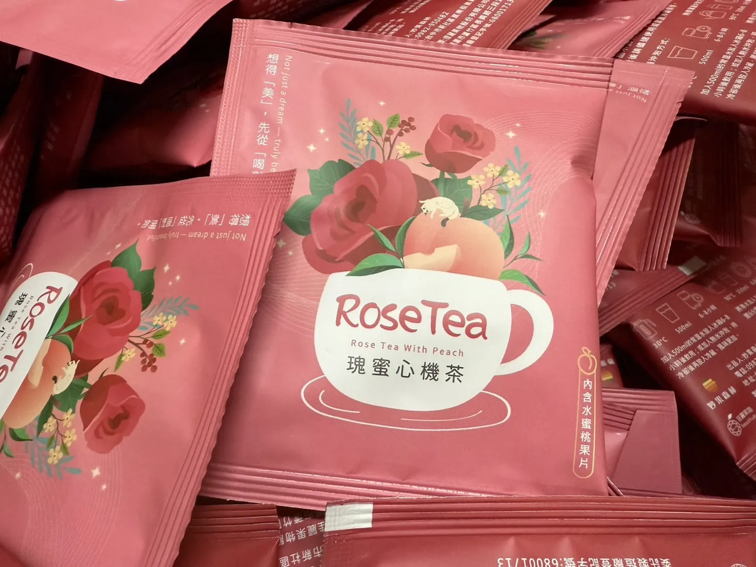 瑰蜜心機茶(水蜜桃風味/內含水蜜桃果片)