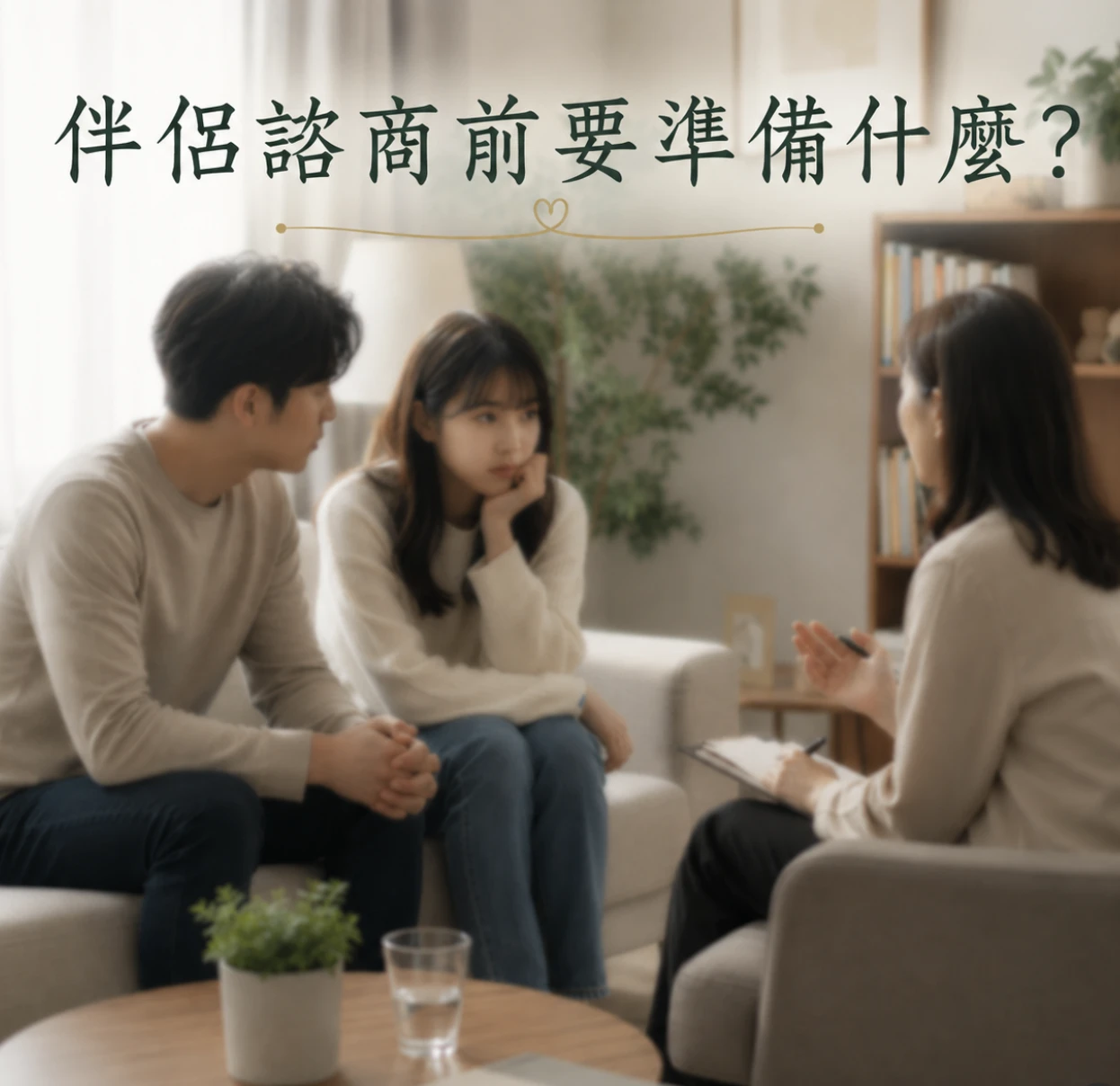 伴侶諮商前要準備什麼？第一次伴侶諮商前必懂的5件事｜心園心理治療所台北所