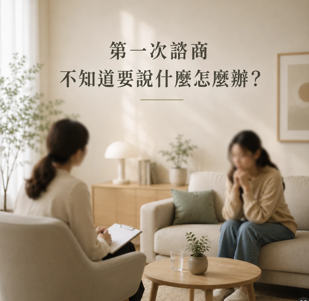 第一次心理諮商要準備什麼？不知道要說什麼也可以嗎？ 心園心理治療所台北所