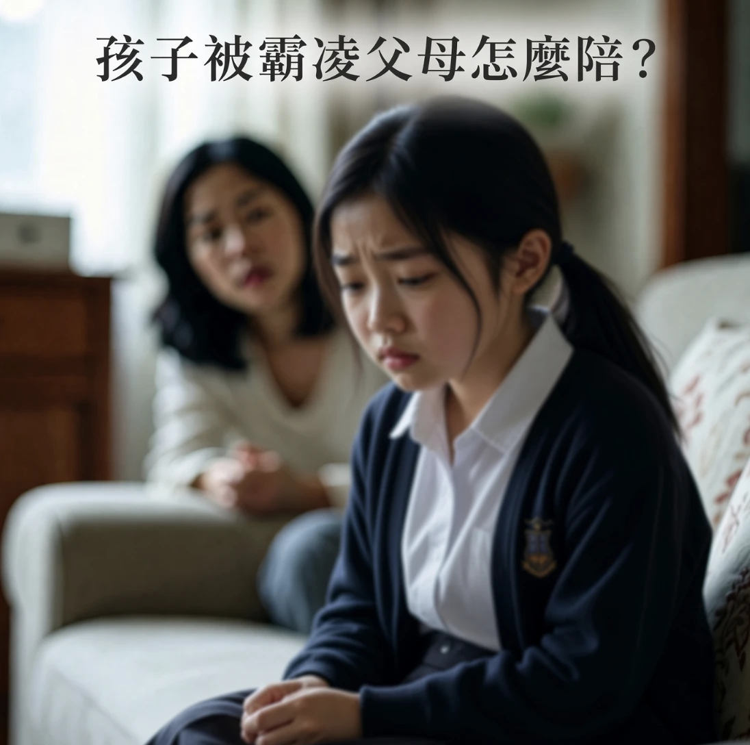 孩子被霸凌怎麼辦？當青少年不願意說，父母可以怎麼陪？