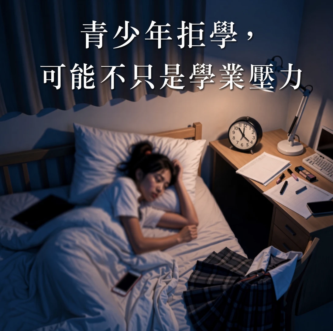 孩子拒學怎麼辦？青少年不敢上學，可能不只是課業壓力