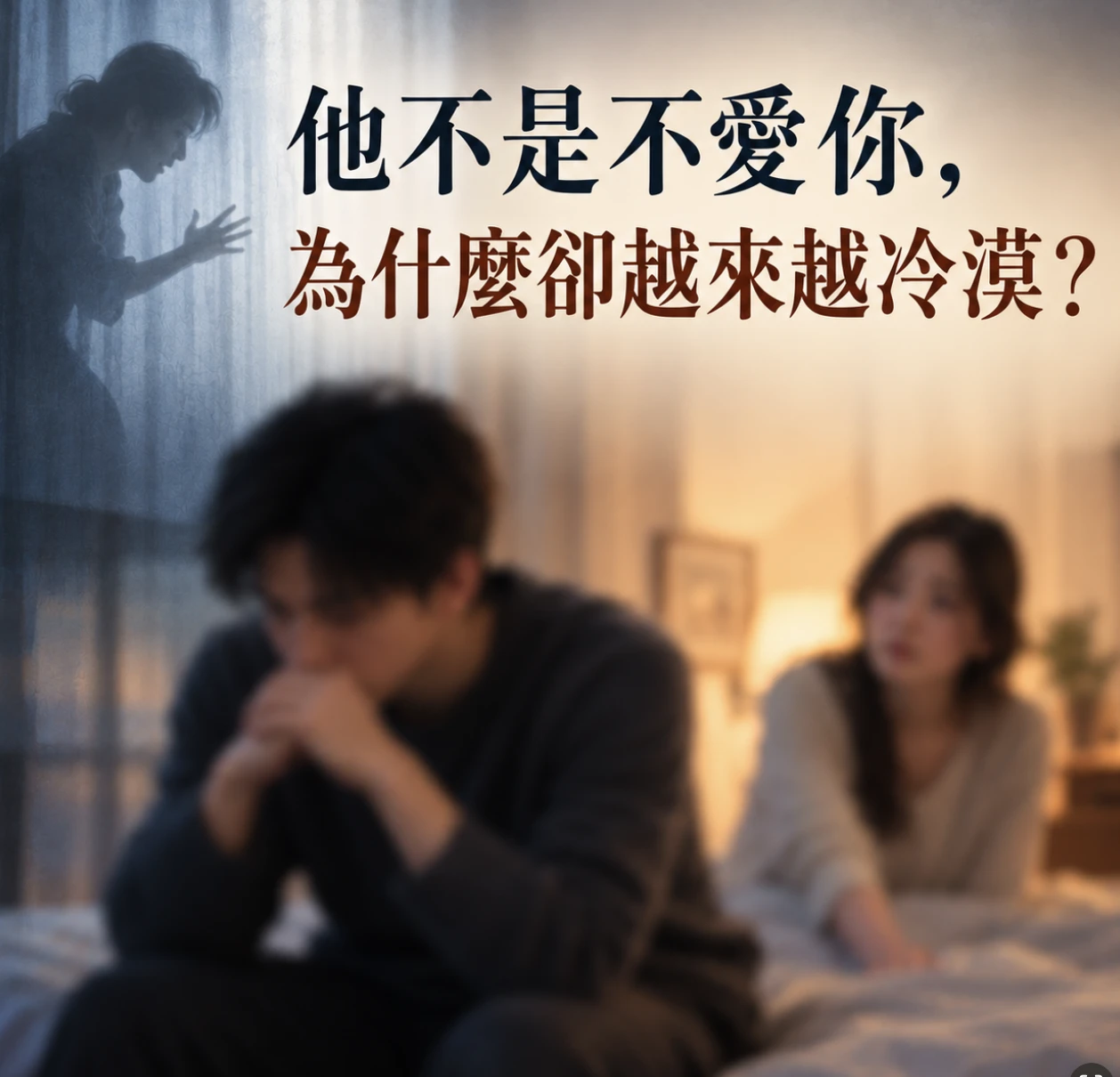 他不是不愛你，為何變得越來越冷漠？親密關係中的情緒抽離是一種冷暴力嗎？