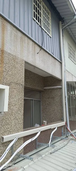 安裝冷氣測試中