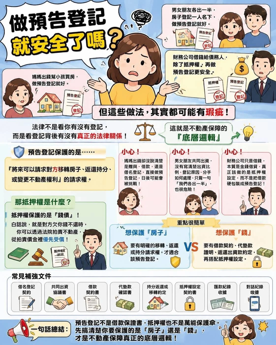 做預告登記就安全了嗎？