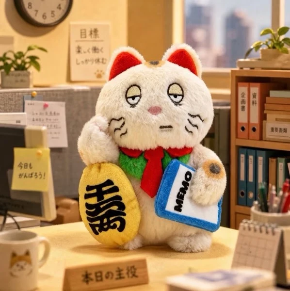 招財貓的出勤日記系列毛絨