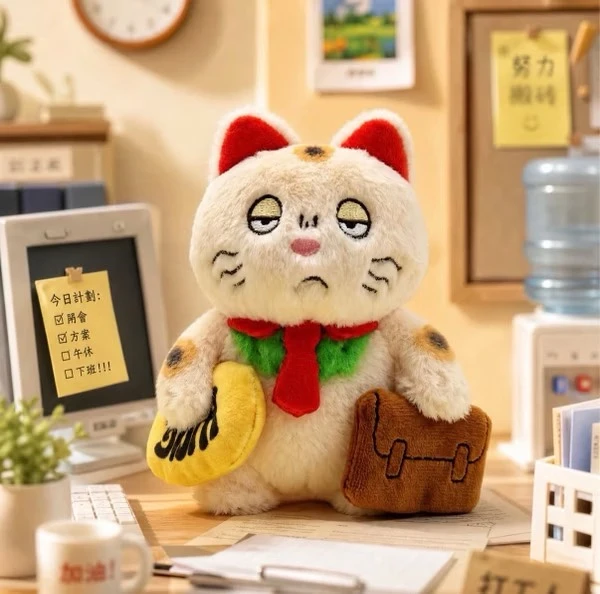 招財貓的出勤日記系列毛絨