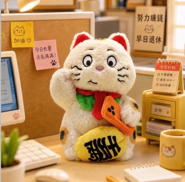 招財貓的出勤日記系列毛絨