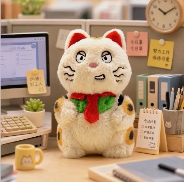 招財貓的出勤日記系列毛絨