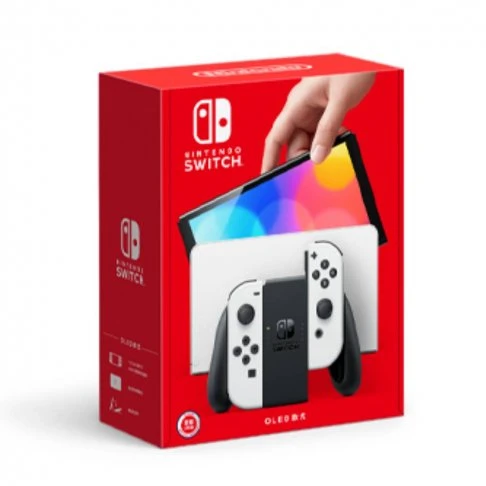 遊戲機/Nintendo Switch 主機 白 (OLED版)+健身環大冒險 同捆組