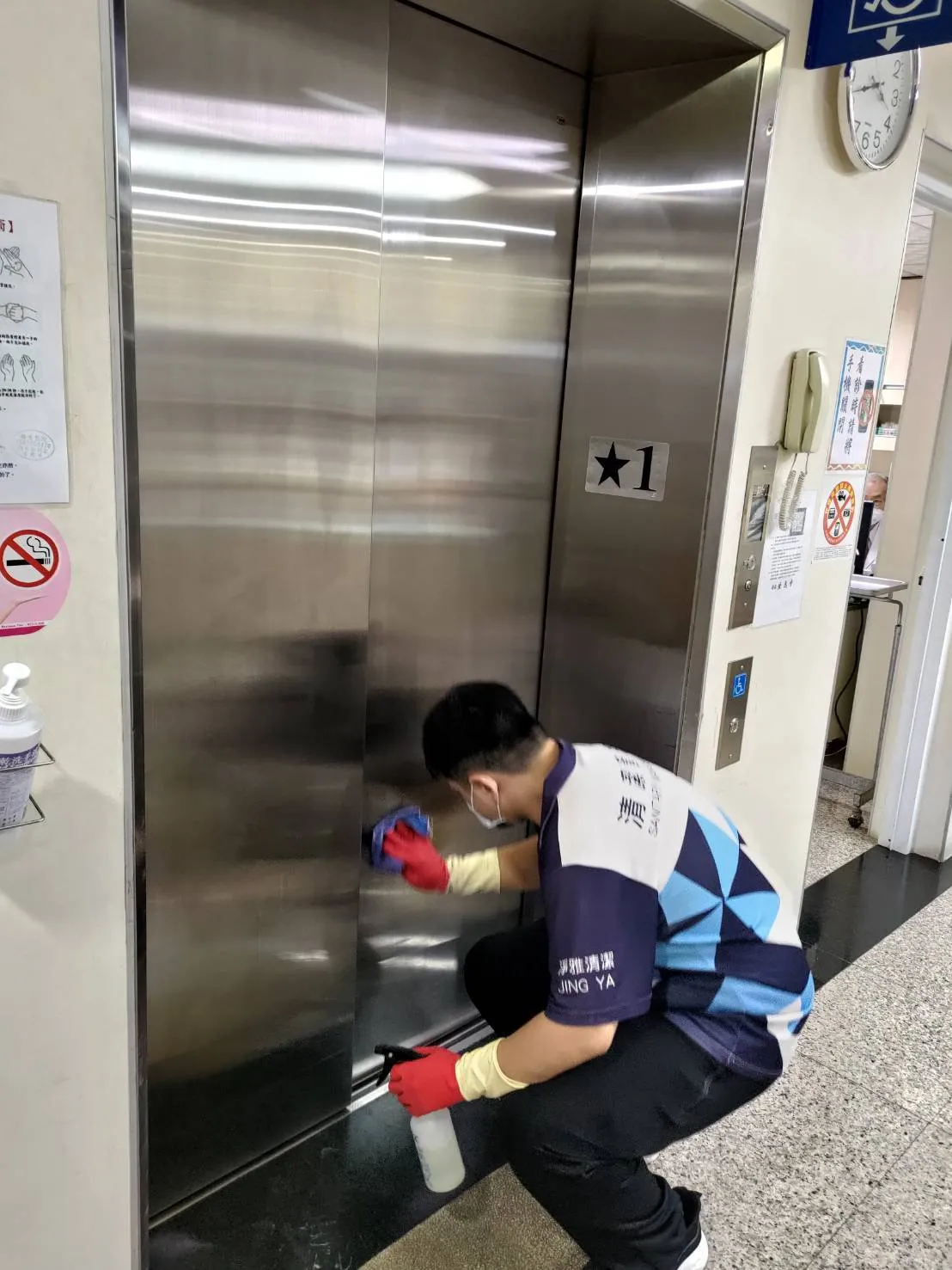 駐場醫療院所清潔維護實況