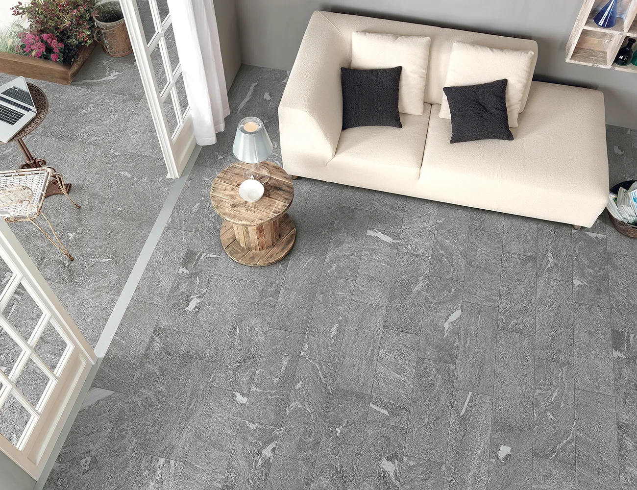 奧德拉磁磚｜吉奧尼灰