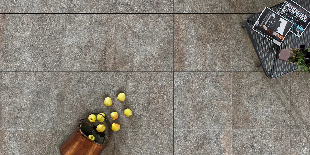 人造厚磚｜鏽色火山岩