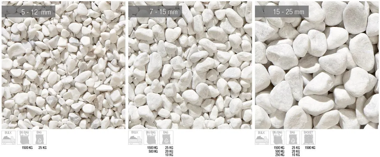 PEBBLE BIANCO CARRARA