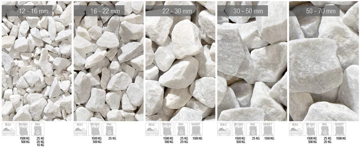 GRAVEL BIANCO CARRARA