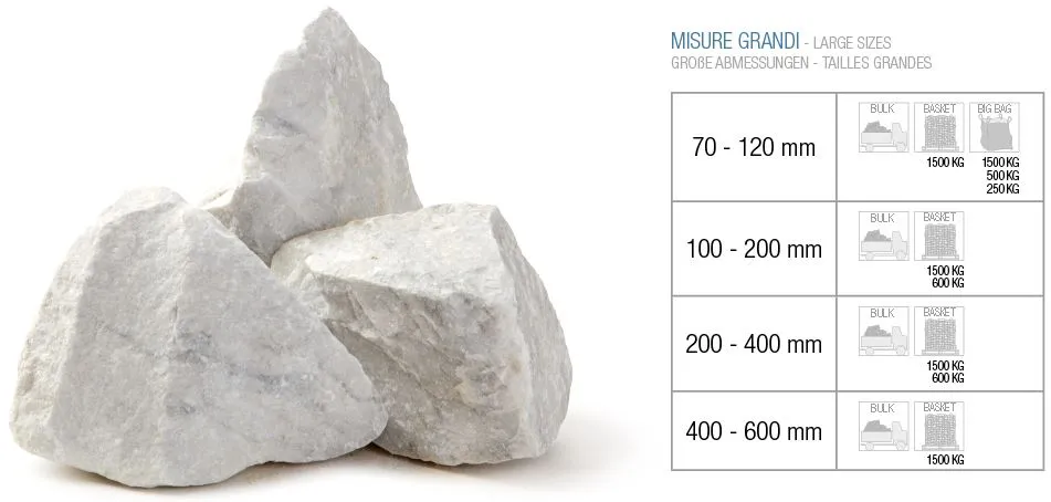 GRAVEL BIANCO CARRARA