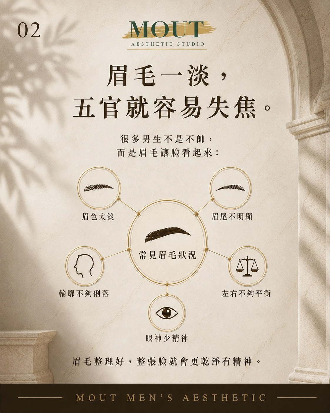 眉毛不是配角，是五官的精神線