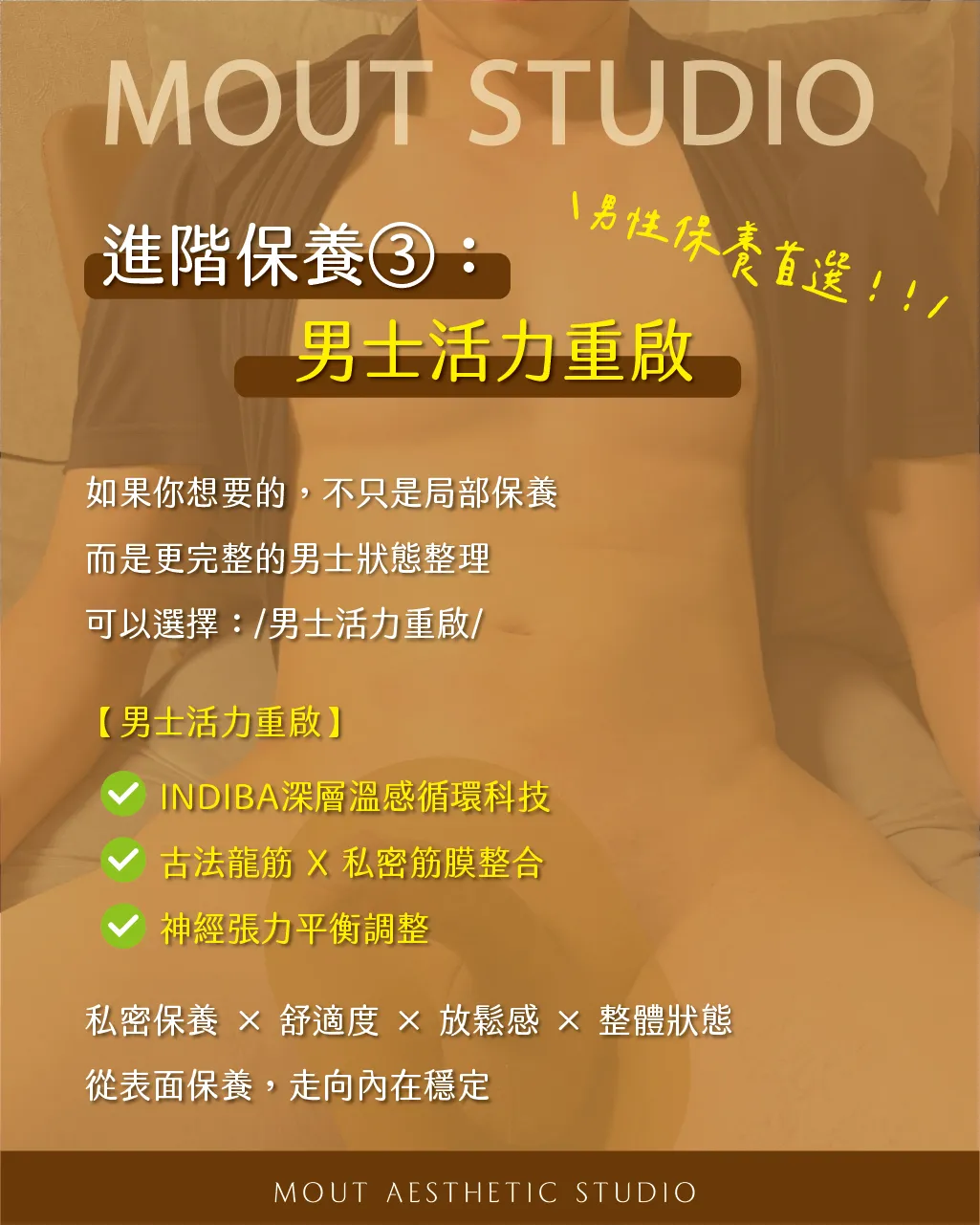 男士私密核心功能該如何保養？