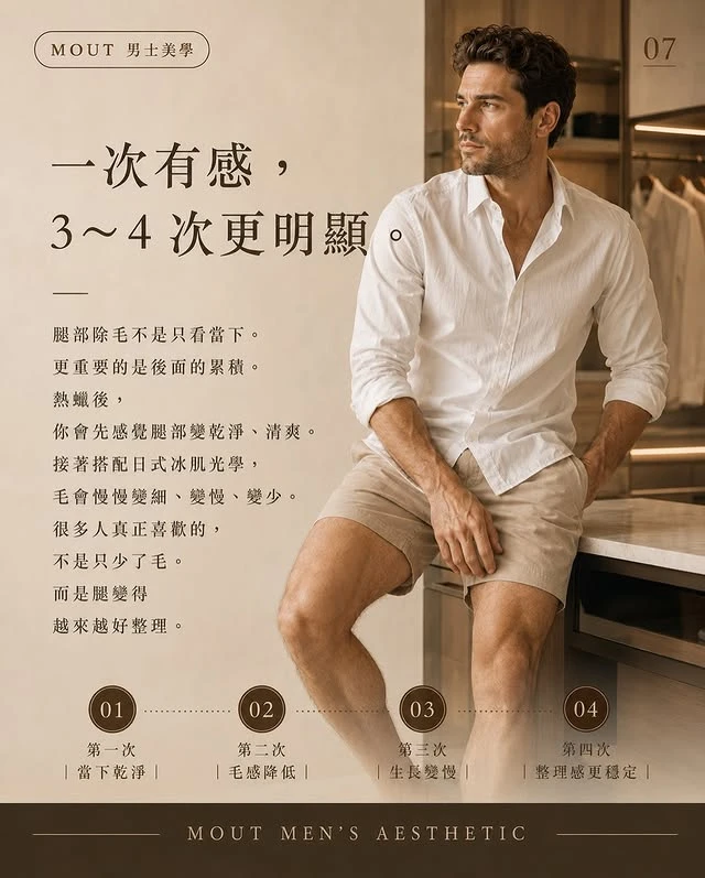 腿毛不是問題，雜亂感才是!!