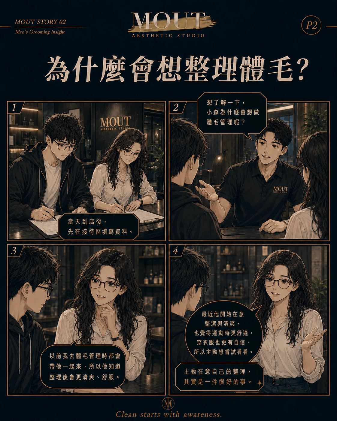 鬍子的乾淨感，決定臉的質感