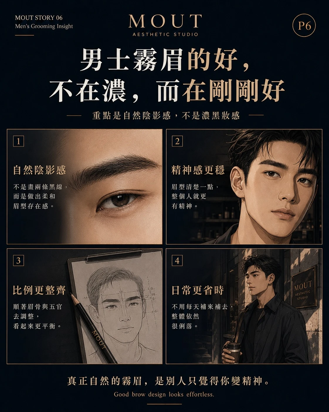 霧眉，適合怎麼樣的男生