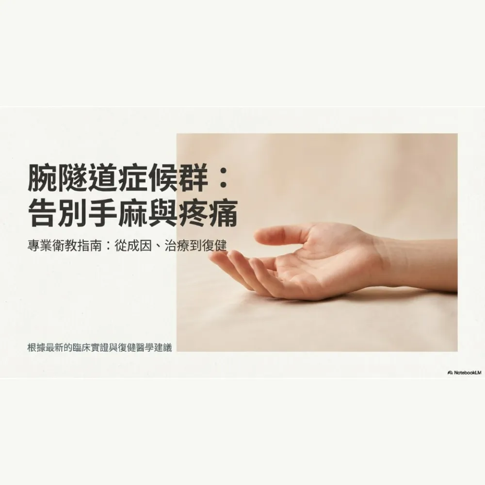 腕隧道症候群：告別手麻與疼痛