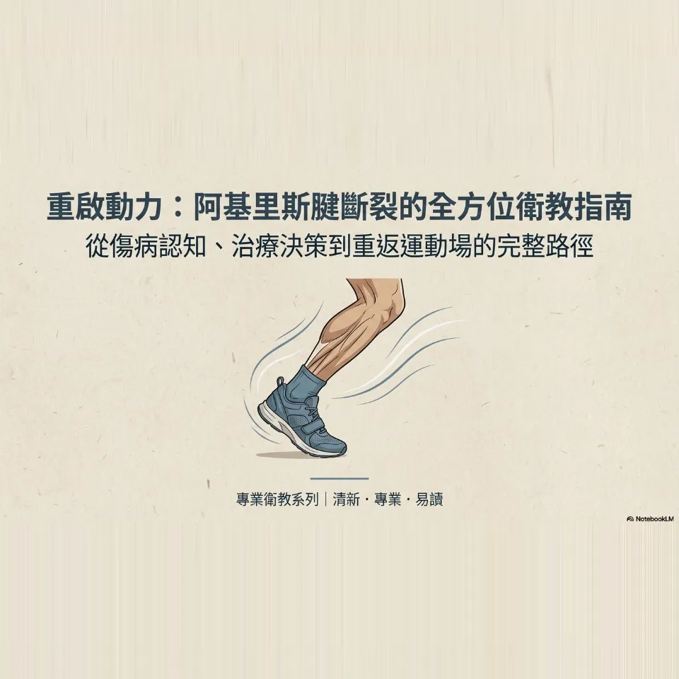 重啟動力：阿基里斯腱斷裂的全方位衛教指南