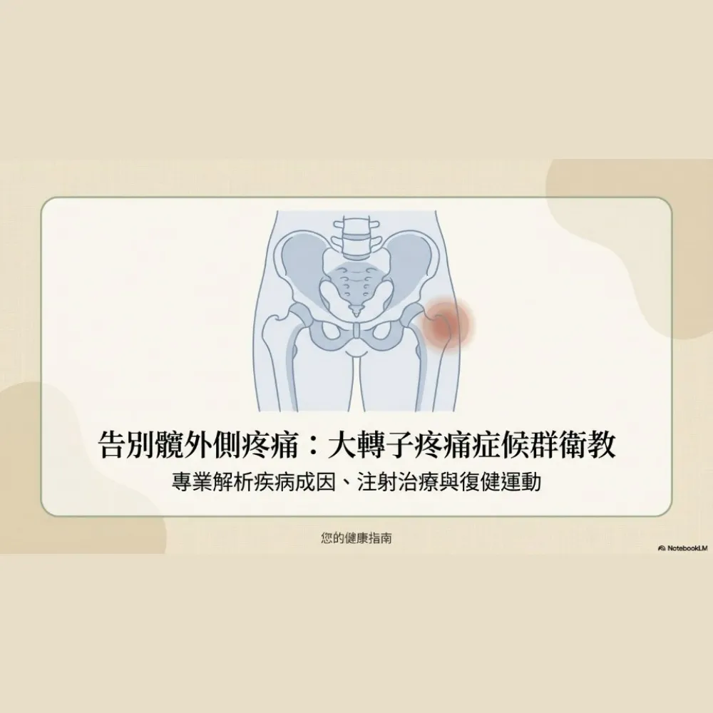 告別髖外側疼痛：大轉子疼痛症候群衛教