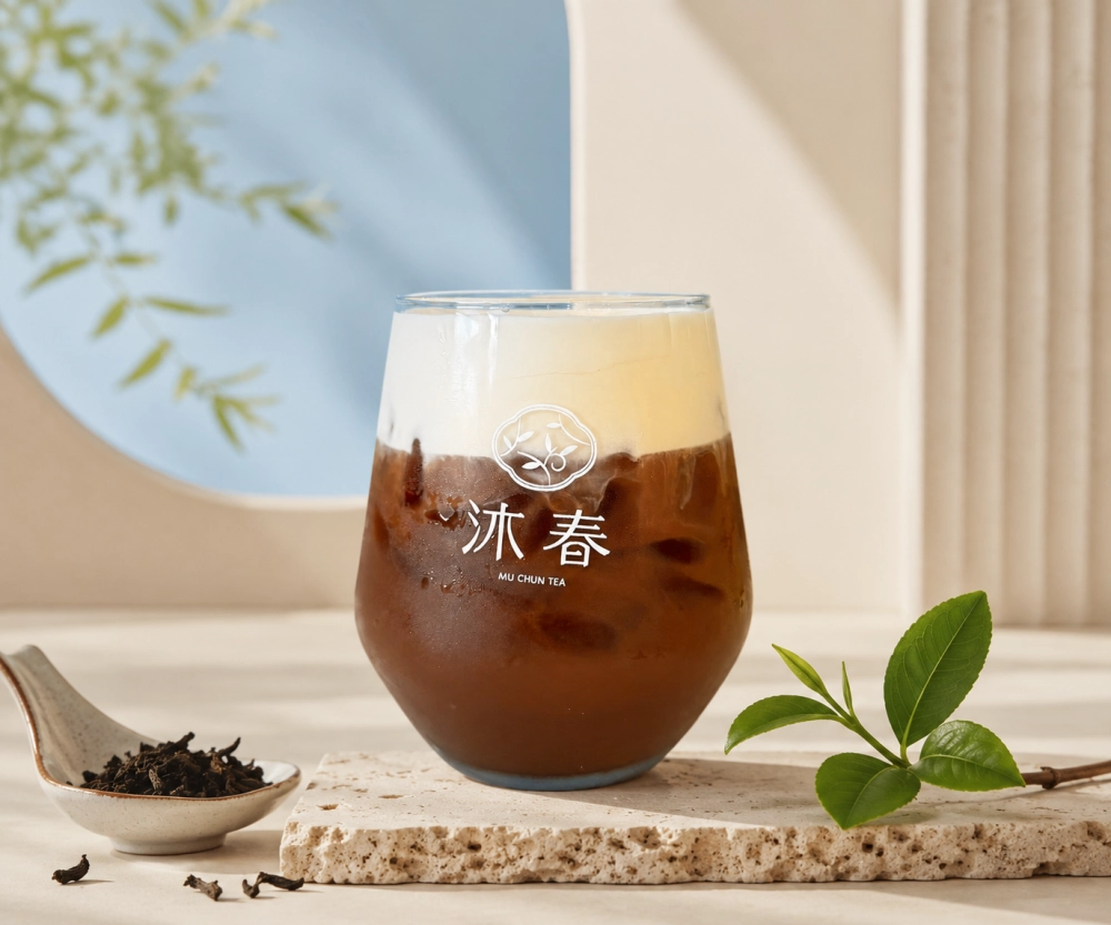 海鹽琥珀奶蓋紅茶