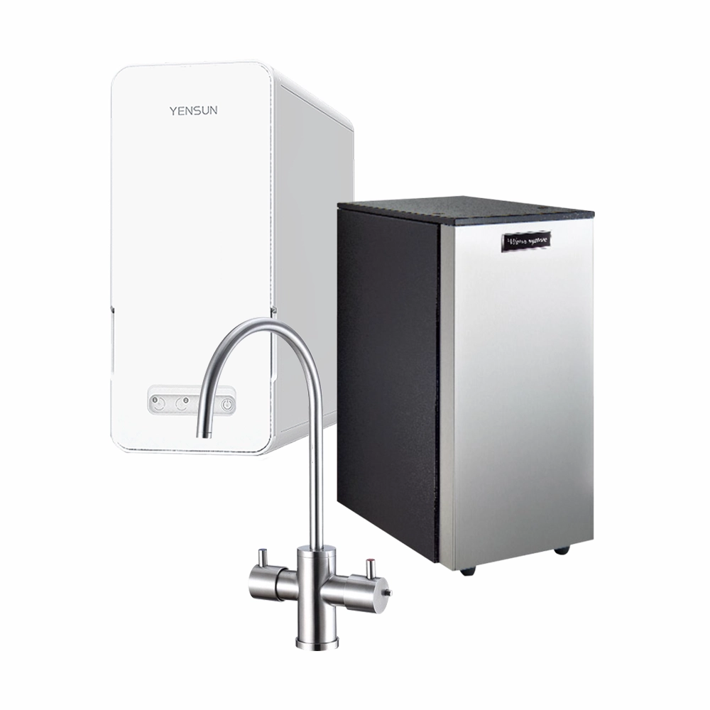 Gleamous 格林姆斯 K700 雙溫廚下加熱器【316L不鏽鋼龍頭】+元山YS-8061 直輸機【含安裝】【6期零利率】